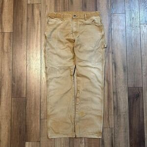 Dickies Men's Relaxed Fit Jeans in Light Brown
